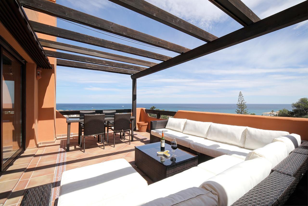 Jardines De Nueva Galera Cozy Penthouse Apartman Estepona Kültér fotó