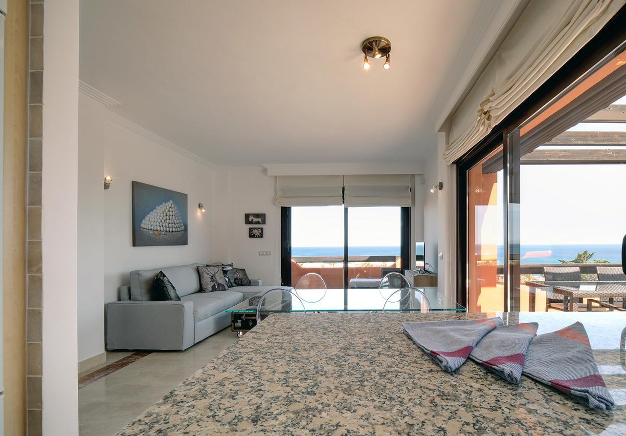 Jardines De Nueva Galera Cozy Penthouse Apartman Estepona Kültér fotó
