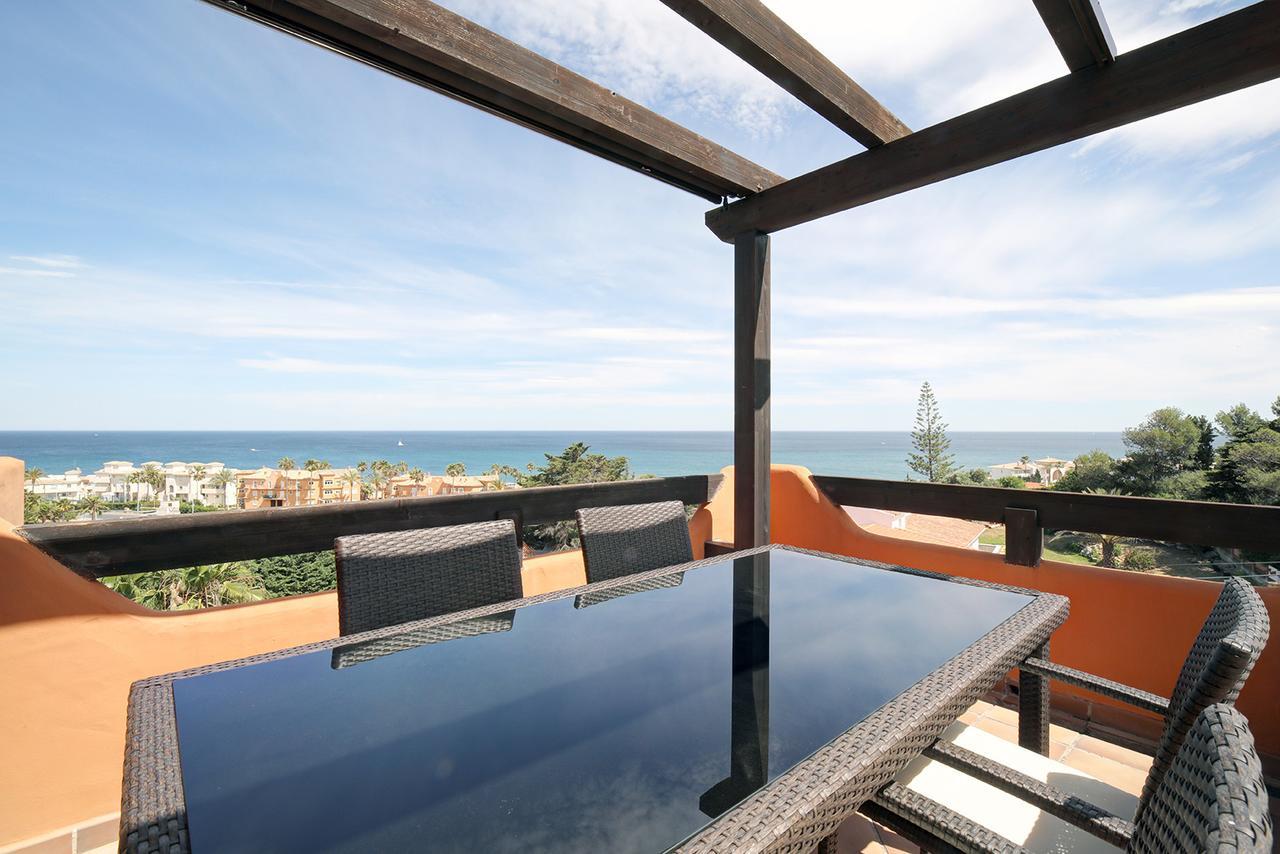 Jardines De Nueva Galera Cozy Penthouse Apartman Estepona Kültér fotó